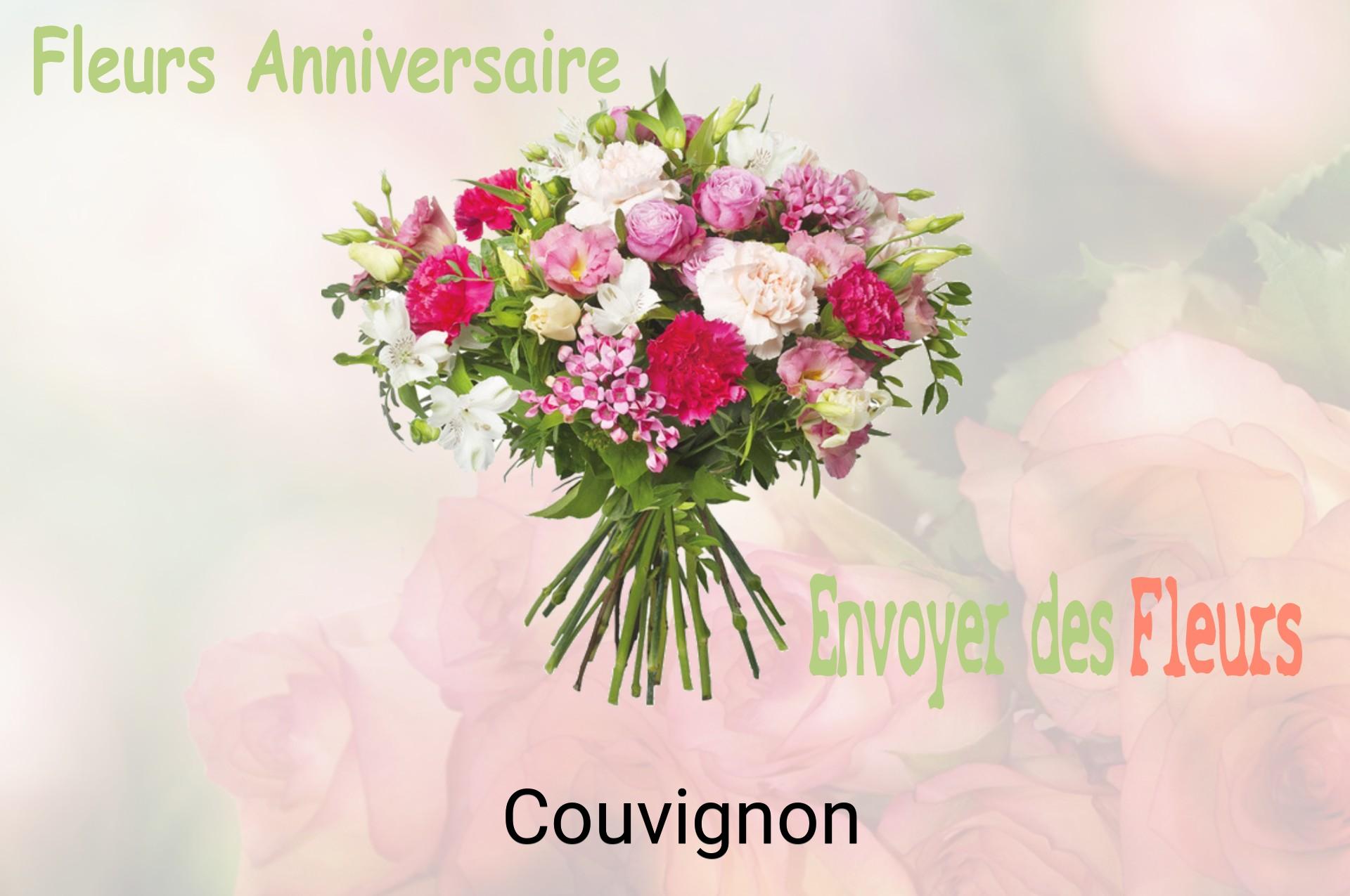 Bouquet de fleurs d’anniversaire livré à Couvignon